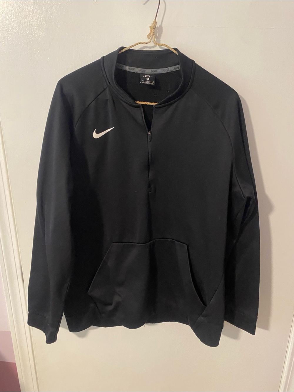 Nike Black Men’s Performance Quarter-Zip Pullover Jacket